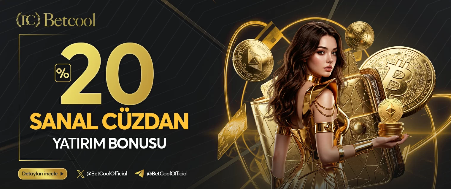 Betcool %20 sanal cüzdan bonusu