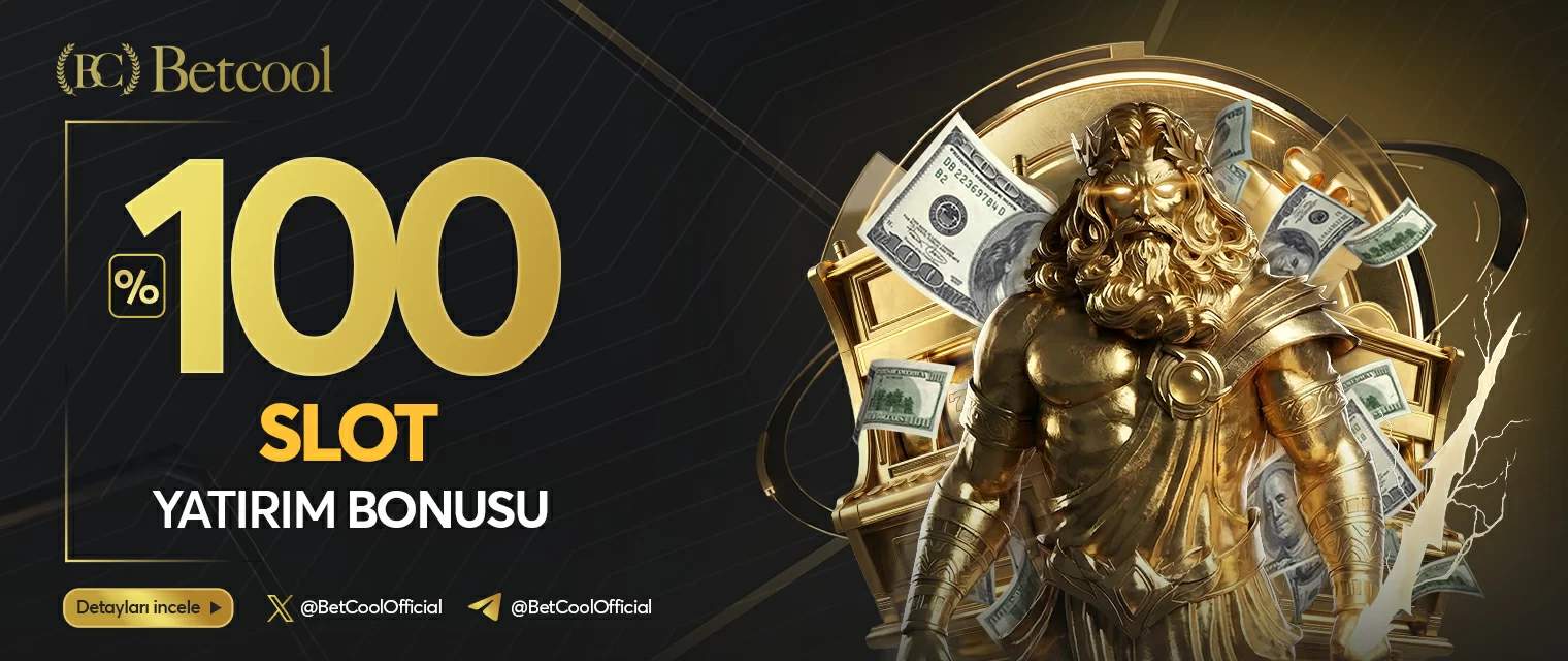 Betcool %100 slot yatırım bonusu